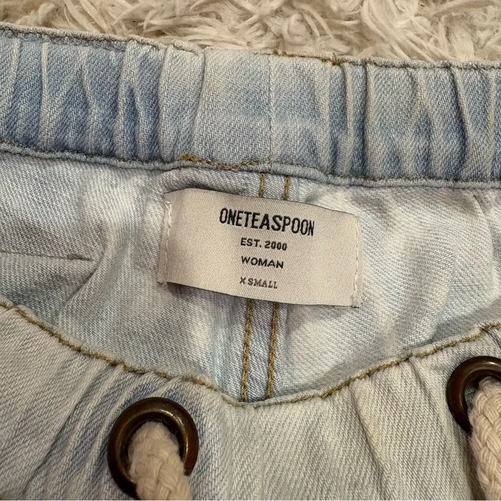 One Teaspoon Hustler Boyfriend Shorts Light wash‎ size XS